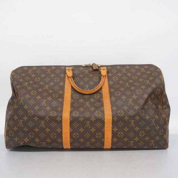 Louis Vuitton Monogram Keepall 60 Boston Bag M41422 Brown Men's/Women's - Picture 13 of 13